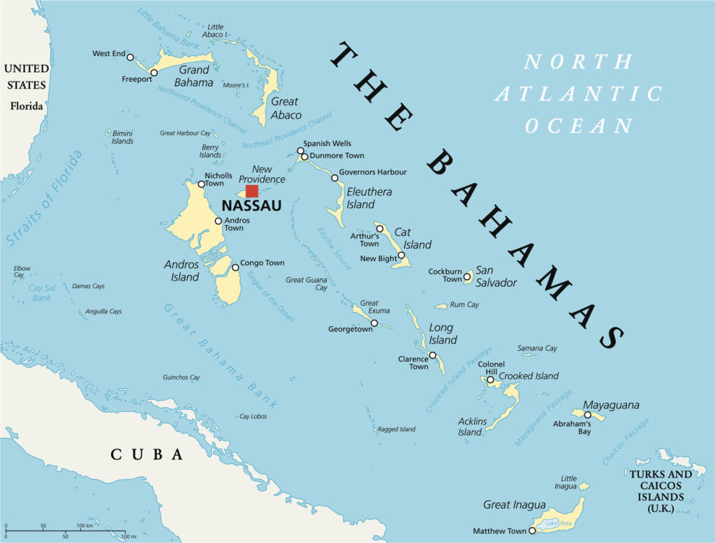 The Bahamas Map